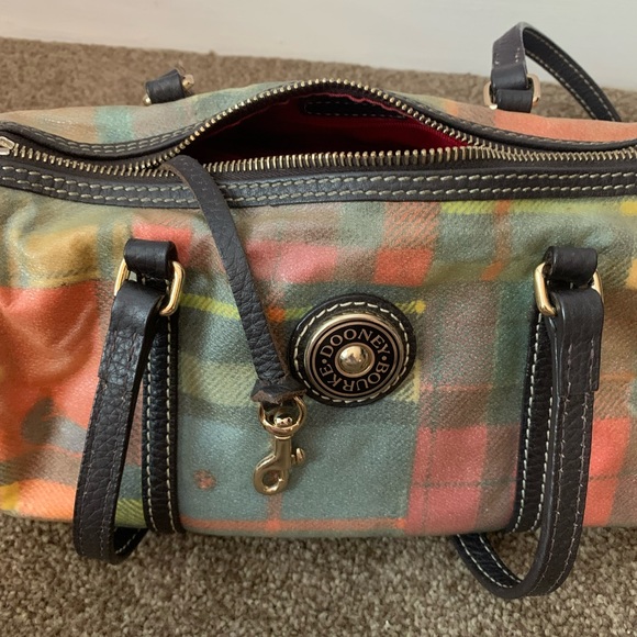 Retro Ladybug Plaid Downey & Bourke Shoulder Purse - Picture 8 of 10